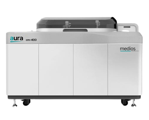 Aura cm-400 biyokimya cihazı